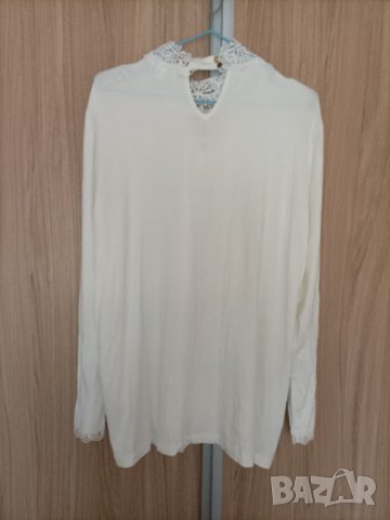 Стилна блуза/поло трико с дантела , снимка 5 - Блузи с дълъг ръкав и пуловери - 43697766