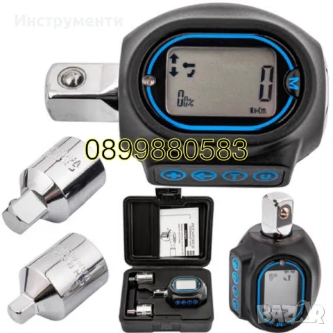 Цифров динамометричен адаптер 1/2”, 40-200Nm Rockforce, снимка 1