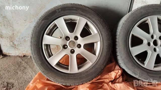 Джанти 16 5x108 със зимни гуми 215/55 R16!, снимка 2 - Гуми и джанти - 49388073