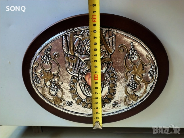 Страхотна Посребрена Икона На Божията Майка Със Младенеца, снимка 10 - Икони - 52251082