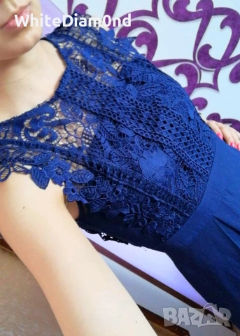 Chi Chi London стилна официална синя рокля размер С , снимка 2 - Рокли - 52979321