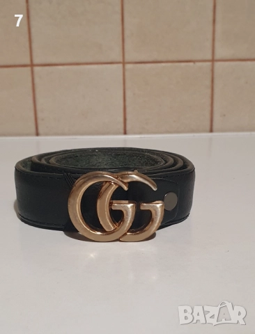 Оригинален кожен колан и шапка Gucci Italy 