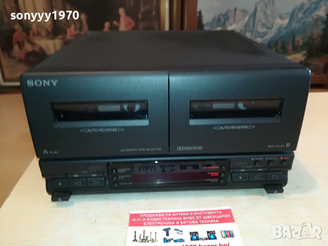 SONY TC-H3800 DECK-MADE IN JAPAN-ВНОС SWISS 0804221323, снимка 5 - Декове - 36387376