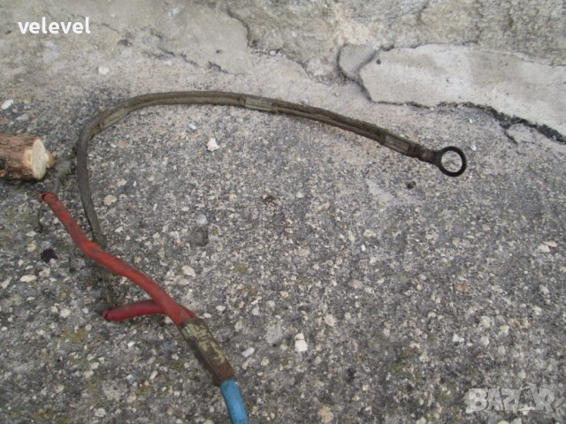 Прибор от стар самолет - термометър с термосонда. Добавен и амперметър, снимка 2 - Антикварни и старинни предмети - 51711410