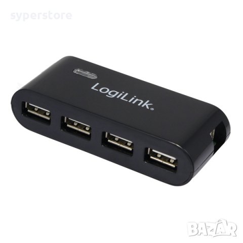 USB Хъб 4xUSB2.0, Ext. power LogiLink SS300780