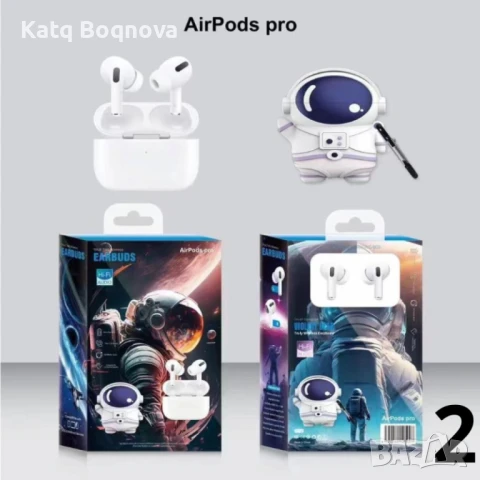 AirPods+калъфче: Стич,Космонавт, Мики Маус, Марио, Том и Джери, Куроми, снимка 2 - Bluetooth слушалки - 51152375
