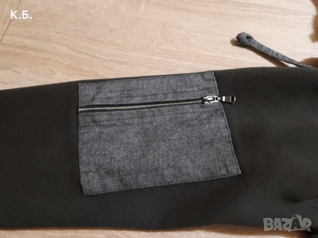 Ватиран сучър с издължен гръб р-р М/L, снимка 4 - Суичъри - 35037615