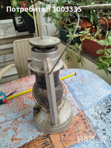 Стар газен фенер , снимка 3 - Антикварни и старинни предмети - 51718410