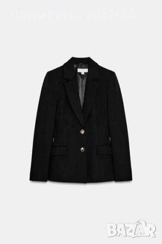 Дамски черен блейзър Zara