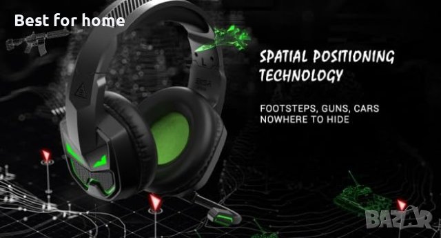 Геймърски слушалки EKSA Fenrir, снимка 10 - Слушалки и портативни колонки - 43923768