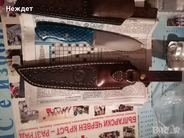 Нож от стомана К390, снимка 8 - Ножове - 40228407