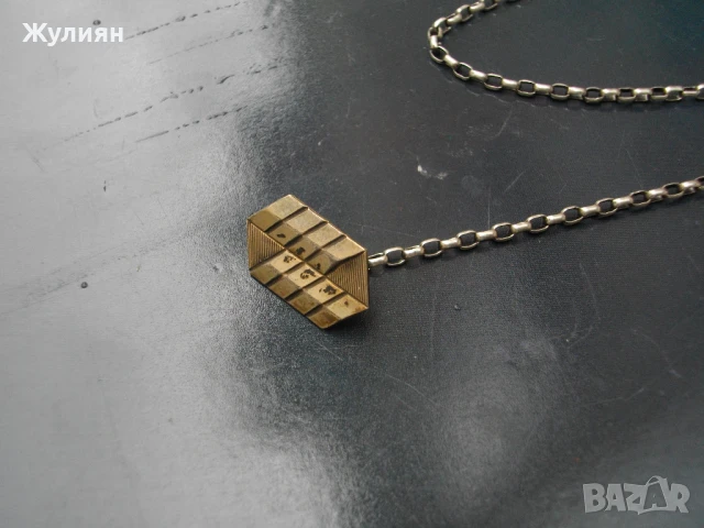 СТАР СРЕБЪРЕН КЮСТЕК ЗА ДЖОБЕН ЧАСОВНИК, снимка 2 - Антикварни и старинни предмети - 50827114