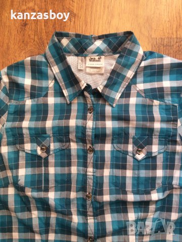 jack wolfskin organic - страхотна дамска риза КАТО НОВА, снимка 2 - Ризи - 36683012