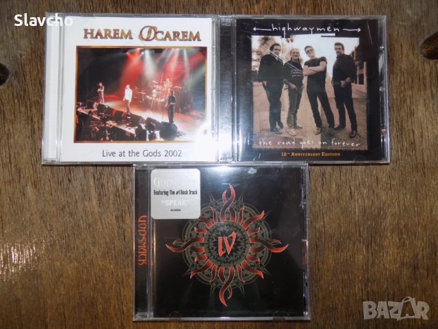 Дискове на - Harem Scarem – Live/The Highwaymen - The Road Goes On Forever/2006-Godsmack IV
