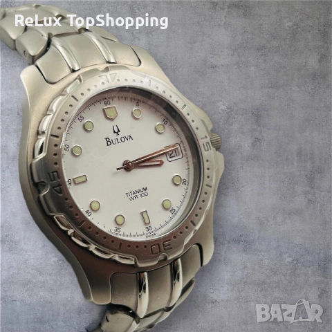 Bulova Titanium WR 100 мъжки часовник, снимка 3 - Мъжки - 51947416