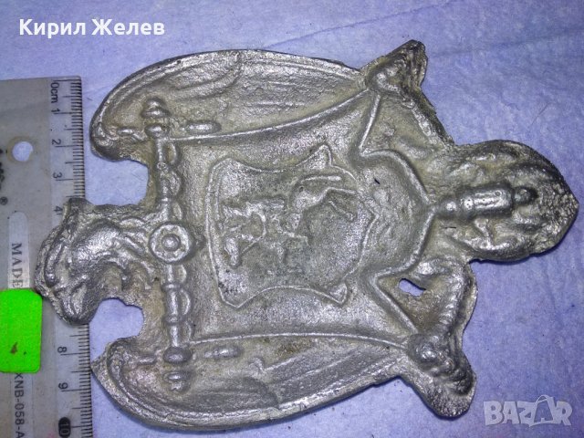 СТАРИНЕН ГОТИЧЕСКИ с РИЦАРСКИ ГЕРБ и ДРАКОН СРЕБРИСТ МЕТАЛЕН ПЕПЕЛНИК КОЛЕКЦИОНЕРСКА ЧИНИЙКА 41551, снимка 9 - Колекции - 43663201