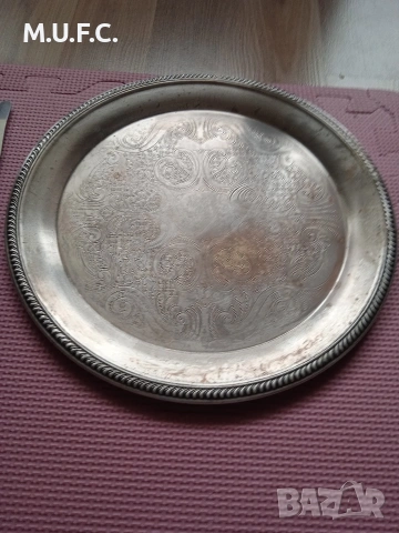 Сребърен поднос F.P.Rogers.1920.