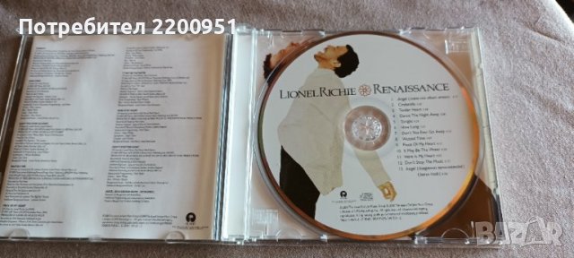 LIONEL RICHIE, снимка 2 - CD дискове - 38163895
