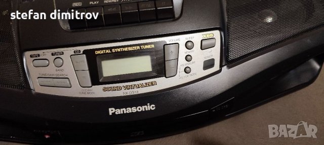 Panasonic RX-DS18 Sound Virtualizer XBS AM/FM/CD/Tape Stereo Boom Box, снимка 14 - Радиокасетофони, транзистори - 37346030