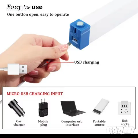 презареждащи лед лампи, снимка 3 - Лед осветление - 50317078