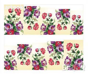 Ваденки за нокти с цветя, снимка 3 - Продукти за маникюр - 26978331