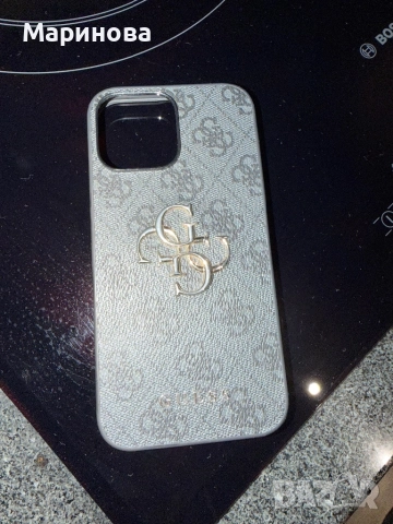 Калъф Guess за Apple iPhone 13 Pro Max Metal Logo Case, снимка 5 - Калъфи, кейсове - 52922203