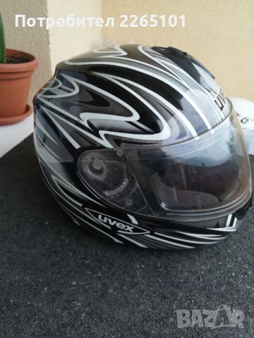 Каска, Мото шлем UVEX PS 430, размер SMAL 55/56, снимка 2 - Аксесоари и консумативи - 37381608