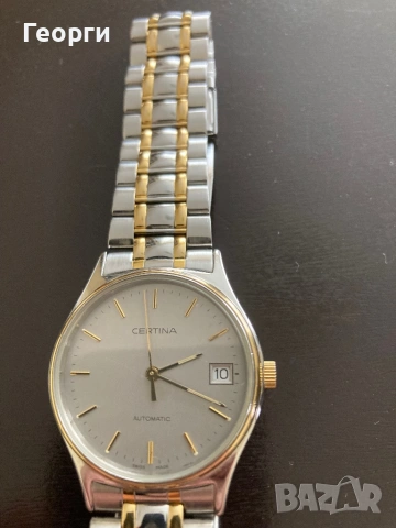 Швейцарски автомат Certina, снимка 2 - Мъжки - 53369333