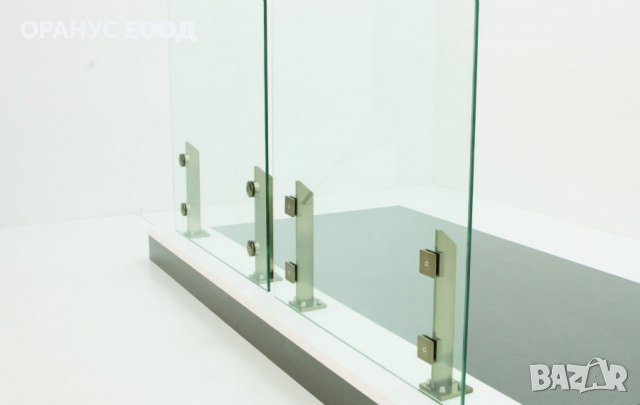 Стъклен парапет / Парапет от стъкло - Подова конзола, снимка 11 - Монтажи - 37062895