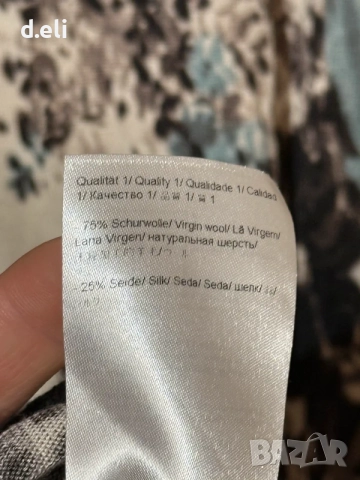 ESCADA Original Size L Вълна, Коприна, снимка 6 - Жилетки - 52952227