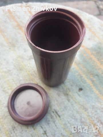 бакелитена цилиндрична немска кутика в която е поставян сапуна за бръснене , снимка 4 - Антикварни и старинни предмети - 52165888