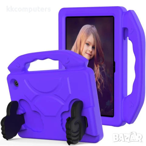 Amazon Fire 7 (2022) Foldable Thumb Kickstand EVA Удароустойчив Калъф и Протектор, снимка 2 - Калъфи, кейсове - 51137405