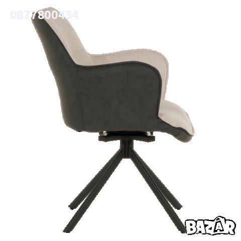 Въртящи се посетителски столове-кресла-различни модели в цвят кафяв,беж,крем,сив,зелен,горчица, снимка 1 - Столове за офис - 43113565