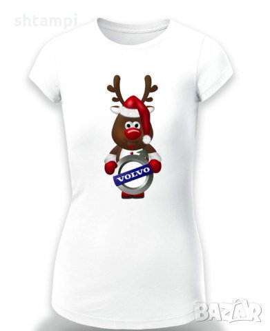 Дамска тениска VOLVO Deer, снимка 6 - Тениски - 32858355