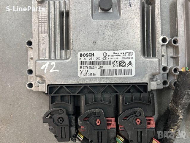 Компютър двигател Peugeot 207 1.4 1.6 VTi 207 cc 1.6 16V 308 1.4 1.6 VTi #12, снимка 2 - Части - 39541989