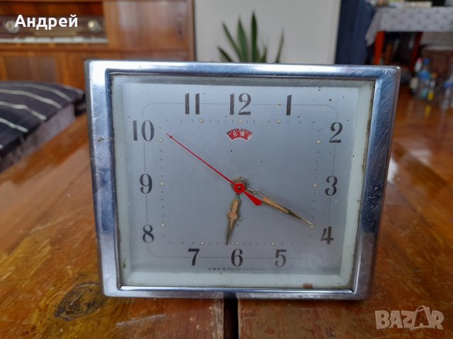 Стар настолен часовник,будилник #2, снимка 2 - Антикварни и старинни предмети - 44068468