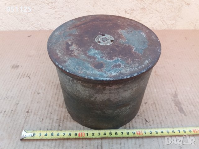масивна метална гилза от танк подходяща за саксия , снимка 12 - Антикварни и старинни предмети - 37340667