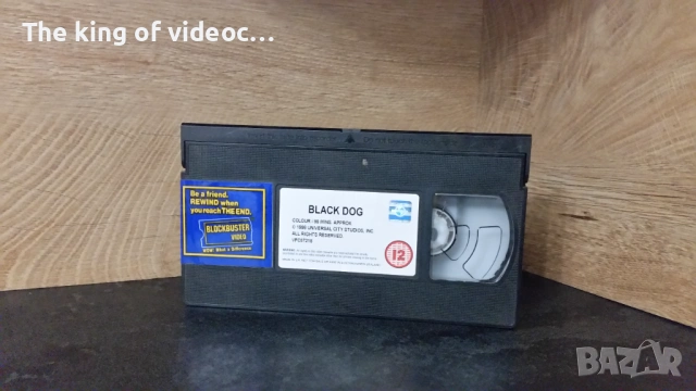 Видеокасета  " BLACK DOG " VHS, снимка 4 - Други жанрове - 53133550