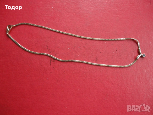 Позлатено колие с камъни 12 , снимка 2 - Колиета, медальони, синджири - 53323633