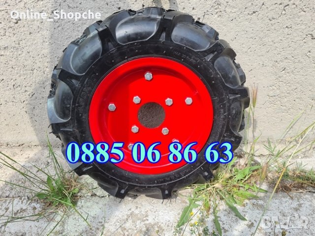 Гуми за мотофреза, мотоблок с джанти, външни и вътрешни гуми, джанти - 4х8, 4х10, 5х10, 5х12, 4х12, снимка 3 - Гуми и джанти - 34919570
