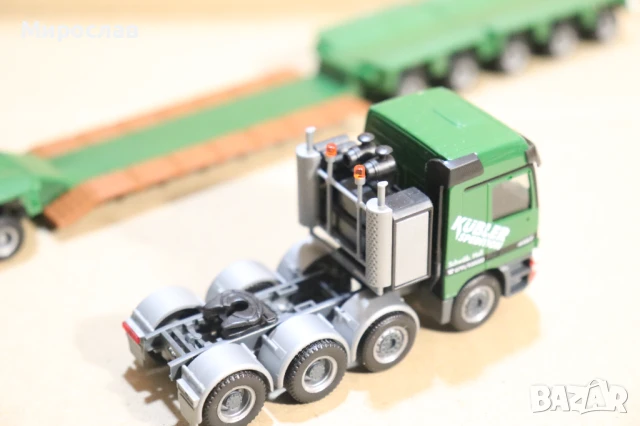 	HERPA H0 1/87 MERCEDES ACTROS ВЛЕКАЧ КАМИОН ТИР МОДЕЛ ТЕЖКОТОВАРЕН ТРАНСПОРТ, снимка 7 - Колекции - 50909932