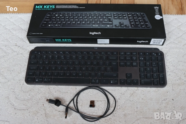 Клавиатура Logitech MX Keys S, US, Graphite 3 бр., снимка 17 - Клавиатури и мишки - 52593012