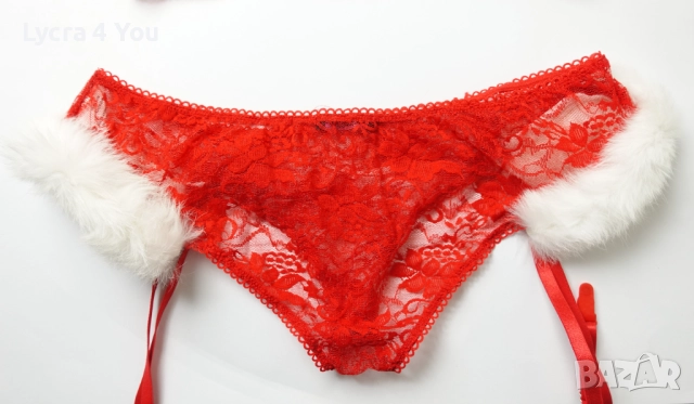 Avidlove L дамски комплект червено дантелено бельо, снимка 6 - Бельо - 52240044