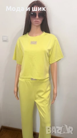 Комлект блузка с панталон, снимка 2 - Комплекти - 50488882