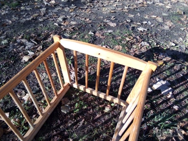 Кошче от люлка, бебе, дърво, снимка 4 - Кошарки - 43362605