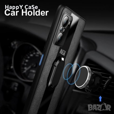 Xiaomi Redmi 10 / Note 9 Pro / Note 10 5G / 9S / PORSCHE Кожен кейс калъф гръб с пръстен, снимка 7 - Калъфи, кейсове - 33277191