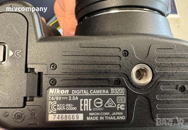 Фотоапарат Nikon D3200+обектив, снимка 3 - Фотоапарати - 53497032