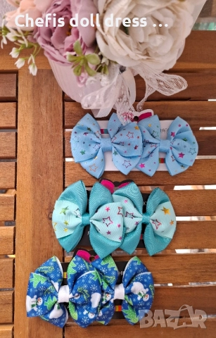 Коледни фиби, снимка 9 - Аксесоари за коса - 52083438