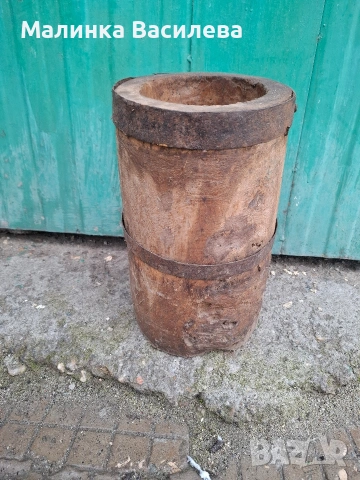 Стара дървена чутора, снимка 3 - Антикварни и старинни предмети - 53386021