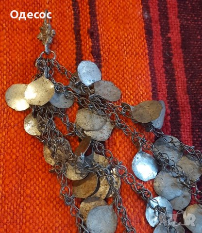 Стар възрожденски сребърен накит,нагръдник, снимка 3 - Антикварни и старинни предмети - 33472155